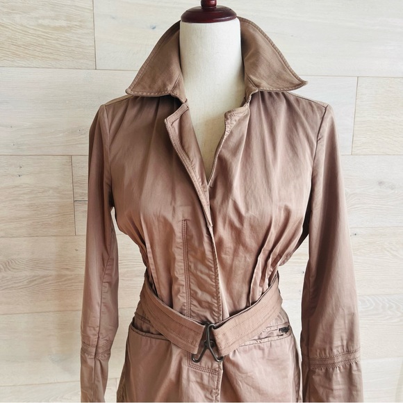 MADE IN ITALY BLAZER TRENCH JACKET ERMANNO SCERVINO made in Europe size 8